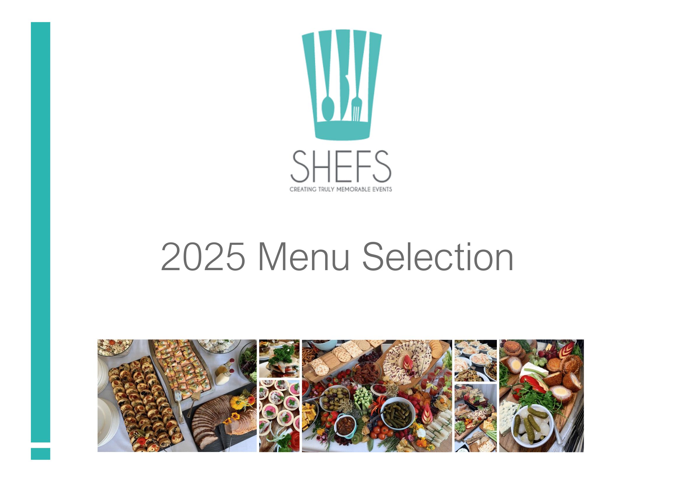 Shefs sample menus