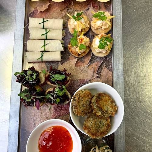 A selection of Canapes